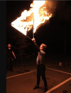 Juggling Pyramid Fire