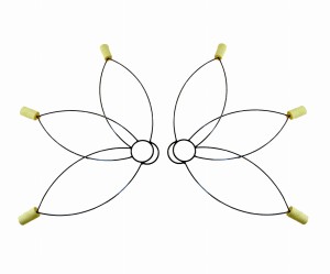Fire Fans Flower 3 Arms